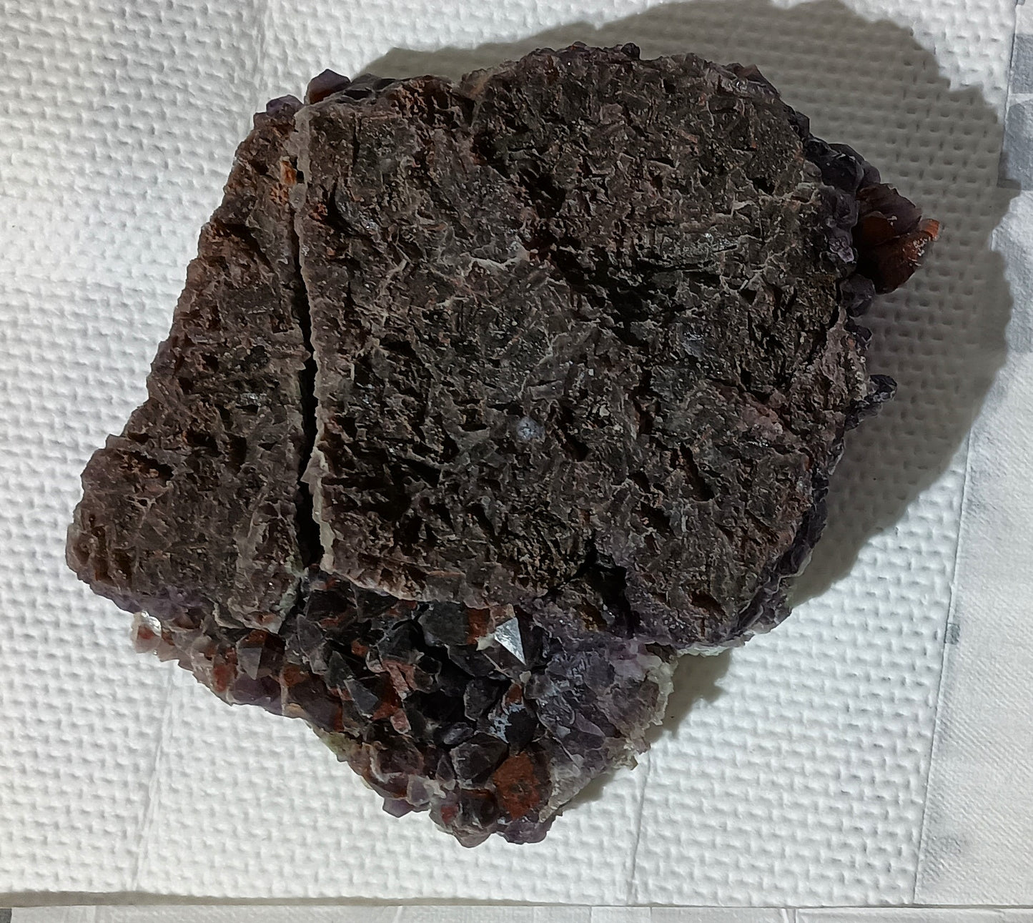 Large Double Vein Amethyst Cluster