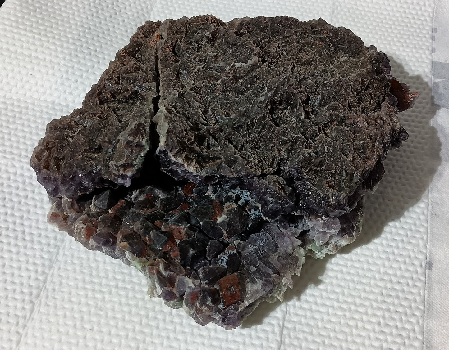Large Double Vein Amethyst Cluster