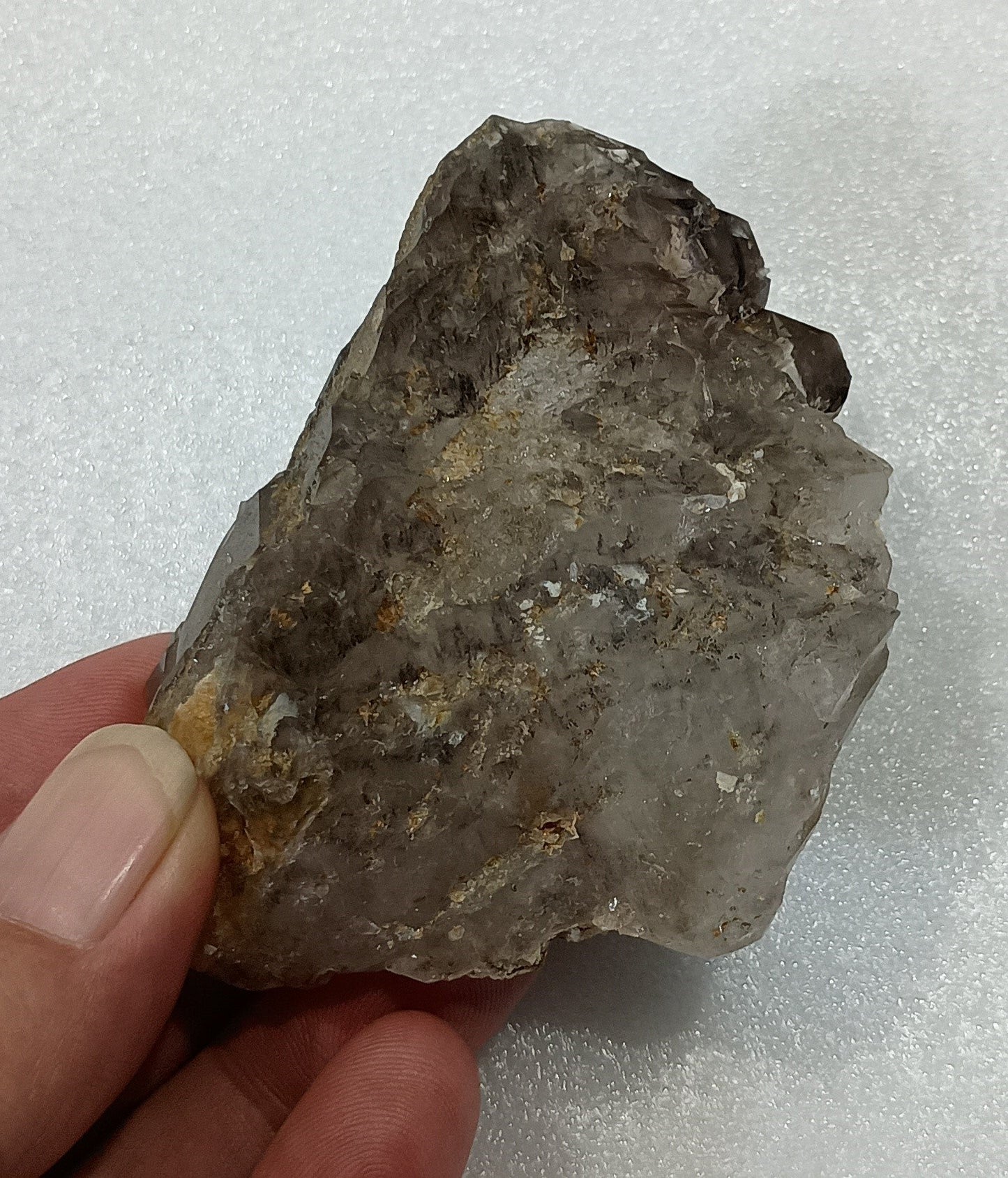 Arkansas Smoky Quartz Enhydro Crystal