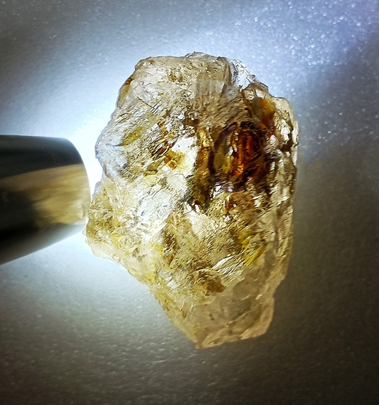 Mud-Gobber Arkansas Enhydro Quartz Crystal
