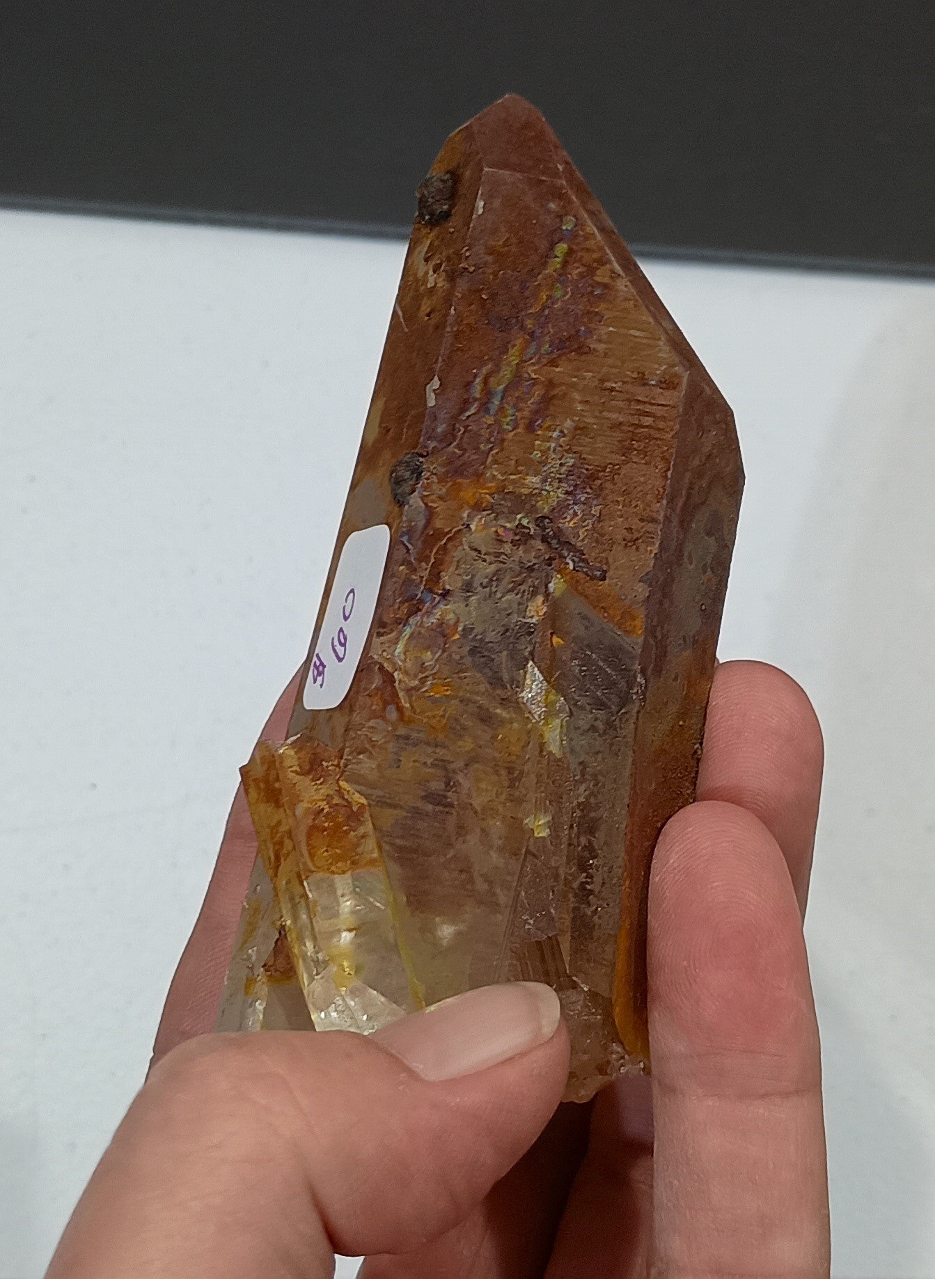 Iridescent Arkansas Quartz Crystal