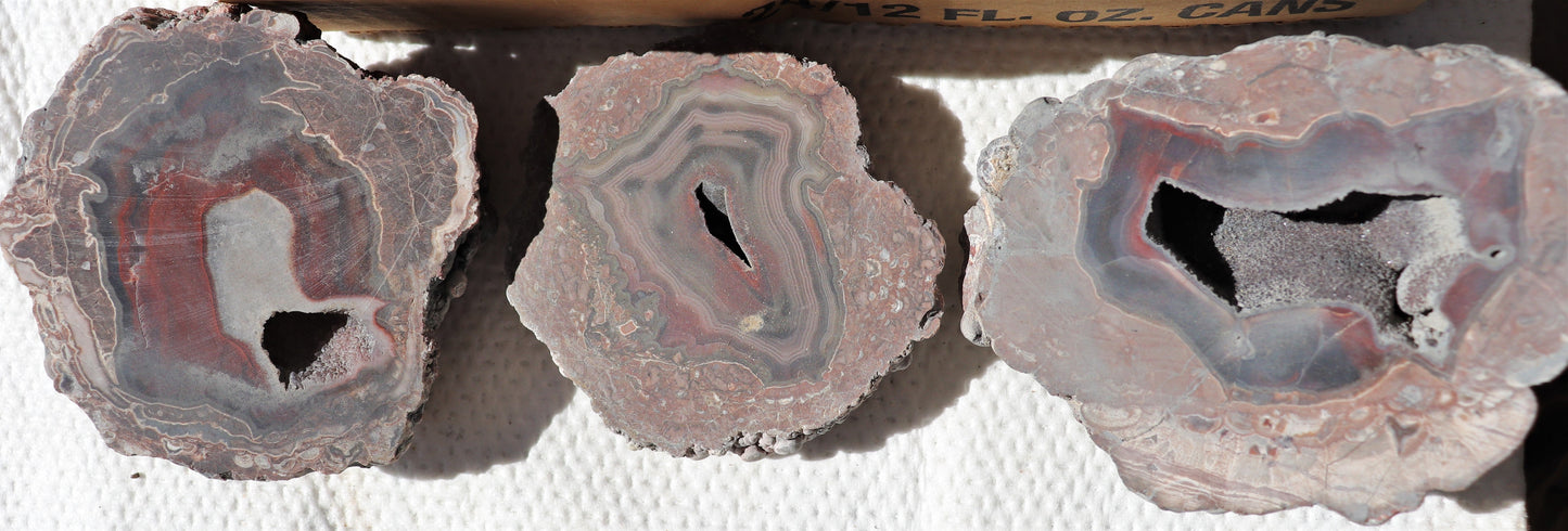 11 count flat of $60 Deming thunderegg halves