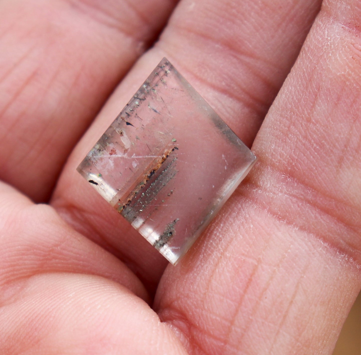 Zoned Calcite Cabochon