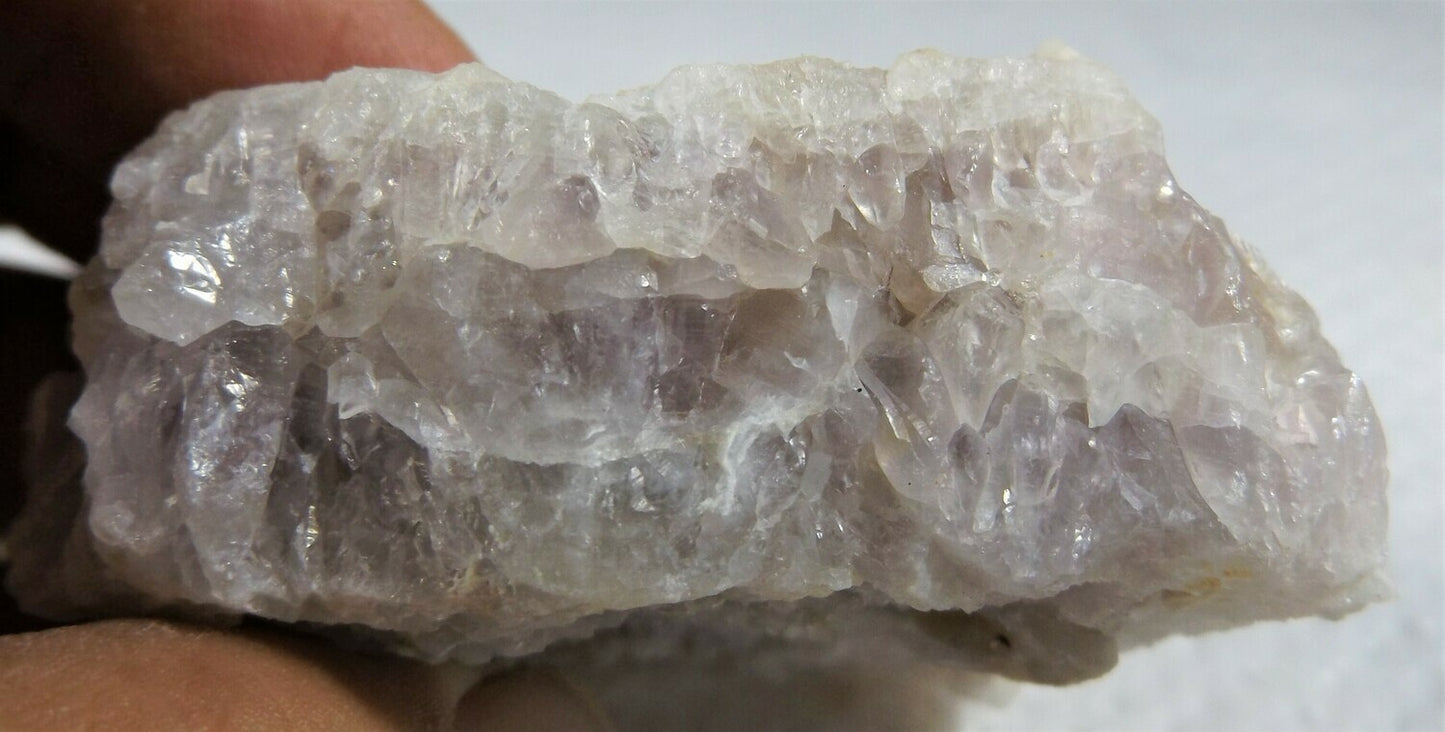 Faint Amethyst Crystal Epimorph Cluster