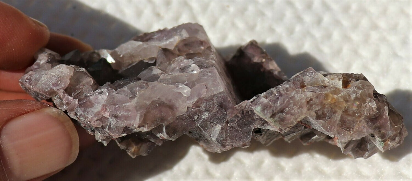 Wild Dual-flow Parallel-growth Smoky & Amethyst Epimorph Cluster