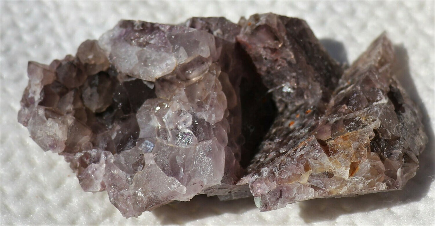 Wild Dual-flow Parallel-growth Smoky & Amethyst Epimorph Cluster