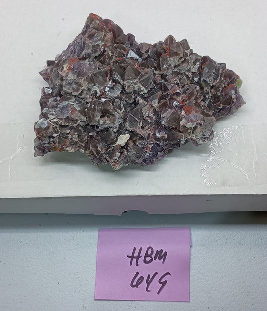 Nice Amethyst Cluster with Green Fluorite