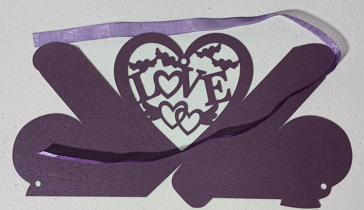 Purple Amethyst Heart Box Kit