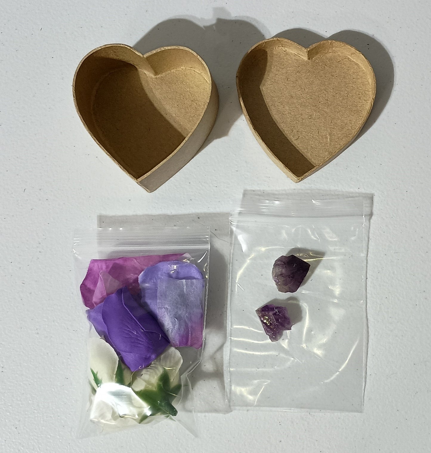 Custom Amethyst Heart Box Kit