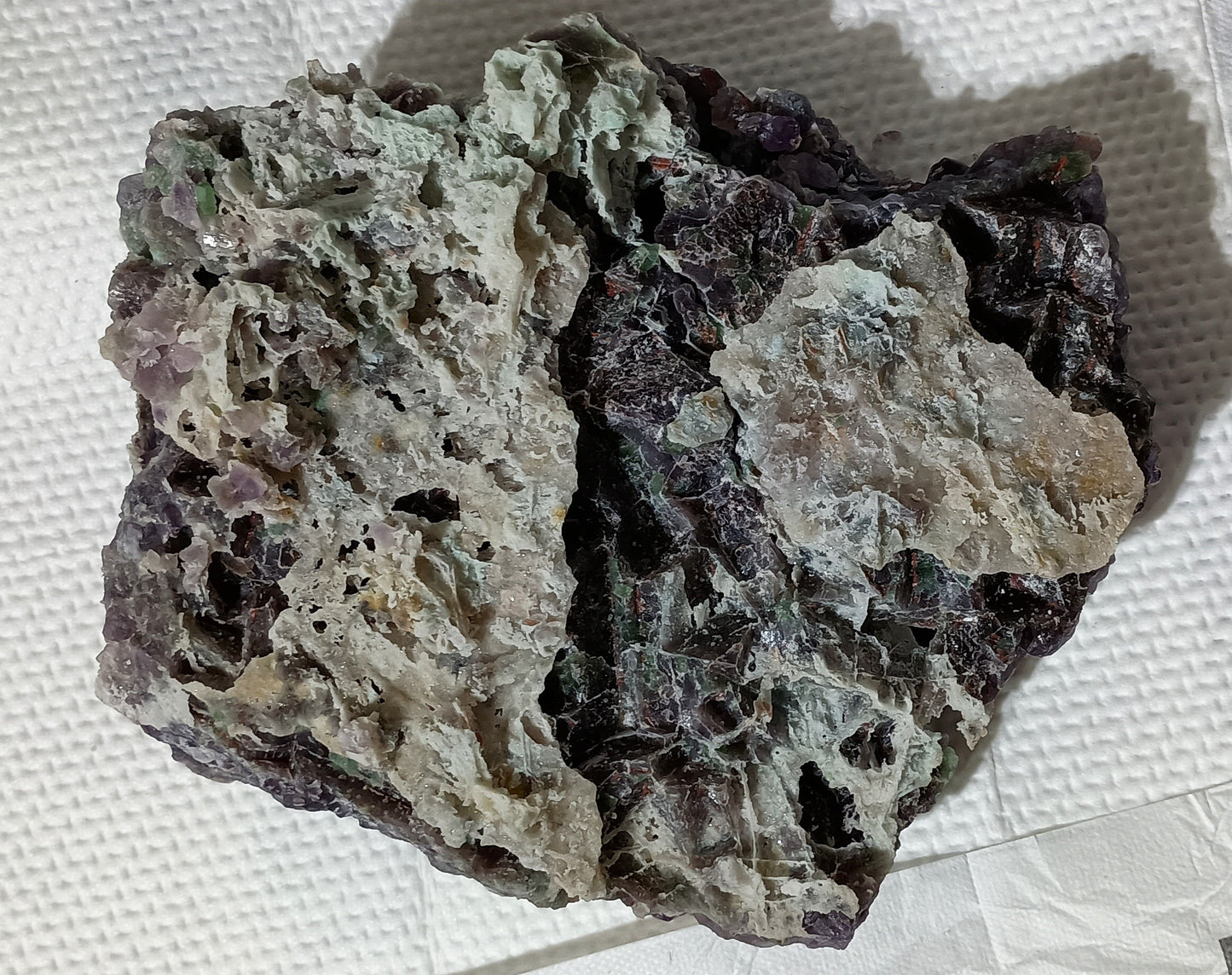 Large Double Vein Amethyst Cluster