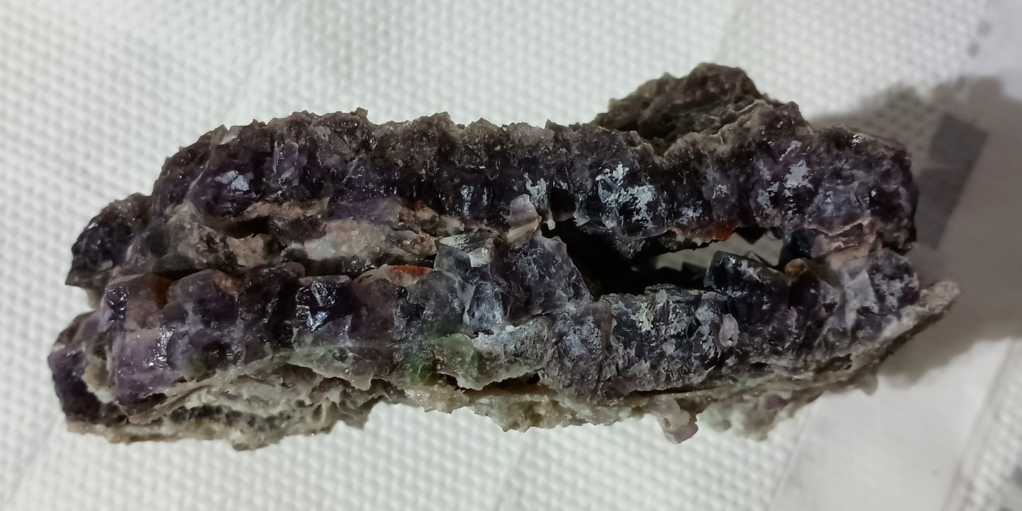 Large Double Vein Amethyst Cluster