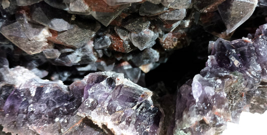 Large Double Vein Amethyst Cluster