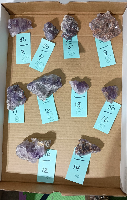 Live Show Leftovers - Amethyst Tray One