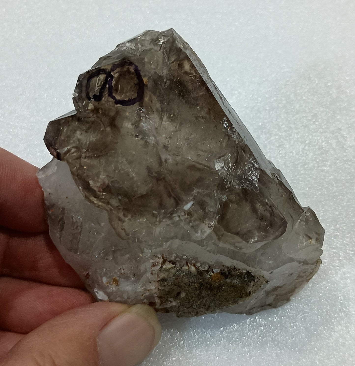 Arkansas Smoky Quartz Enhydro Crystal