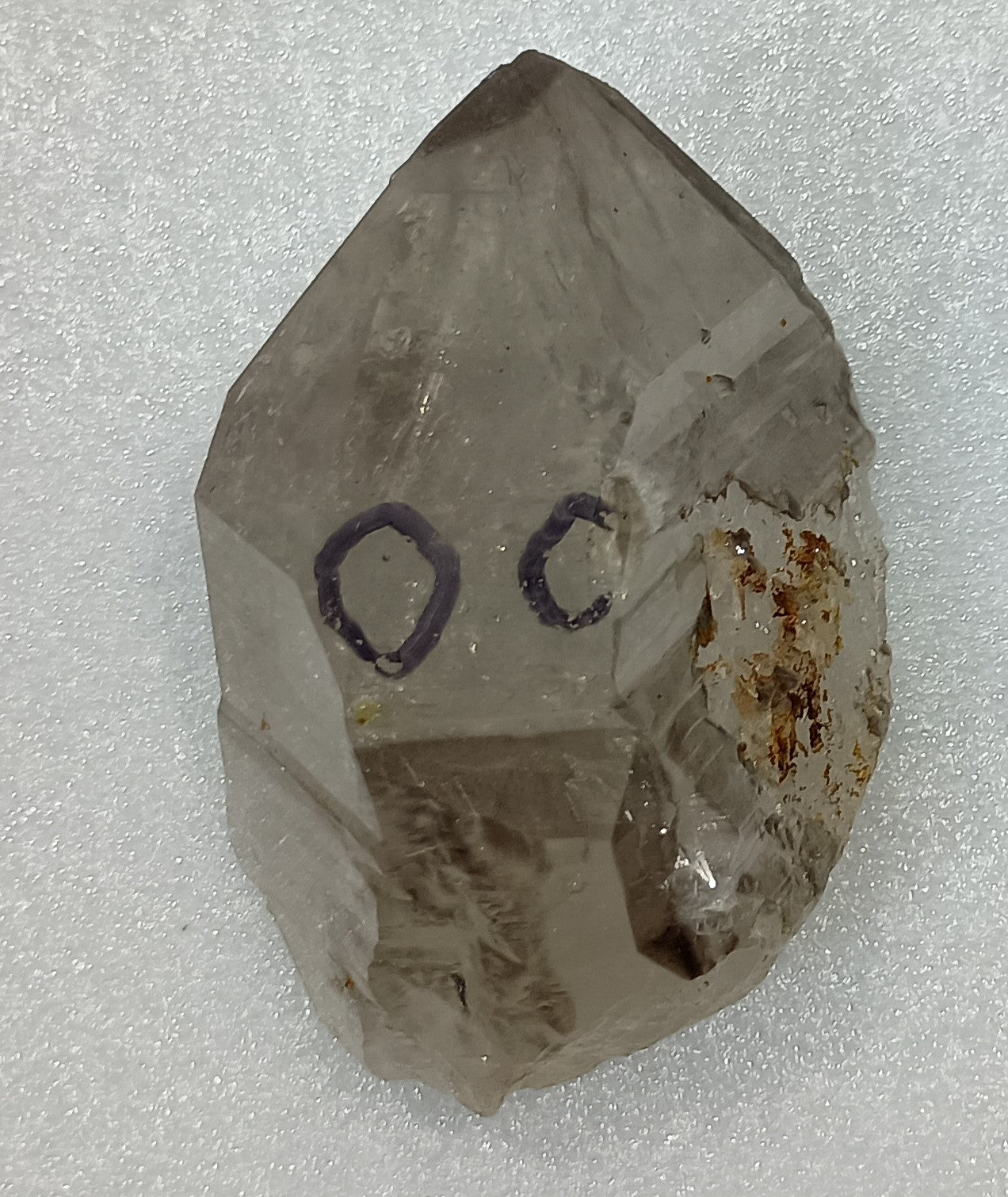 Arkansas Smoky Quartz Enhydro Crystal