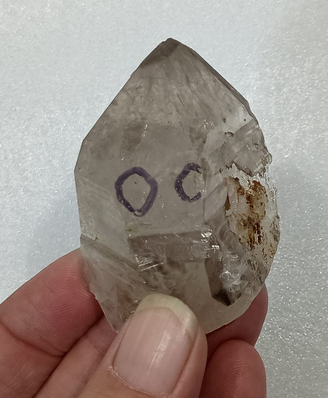 Arkansas Smoky Quartz Enhydro Crystal