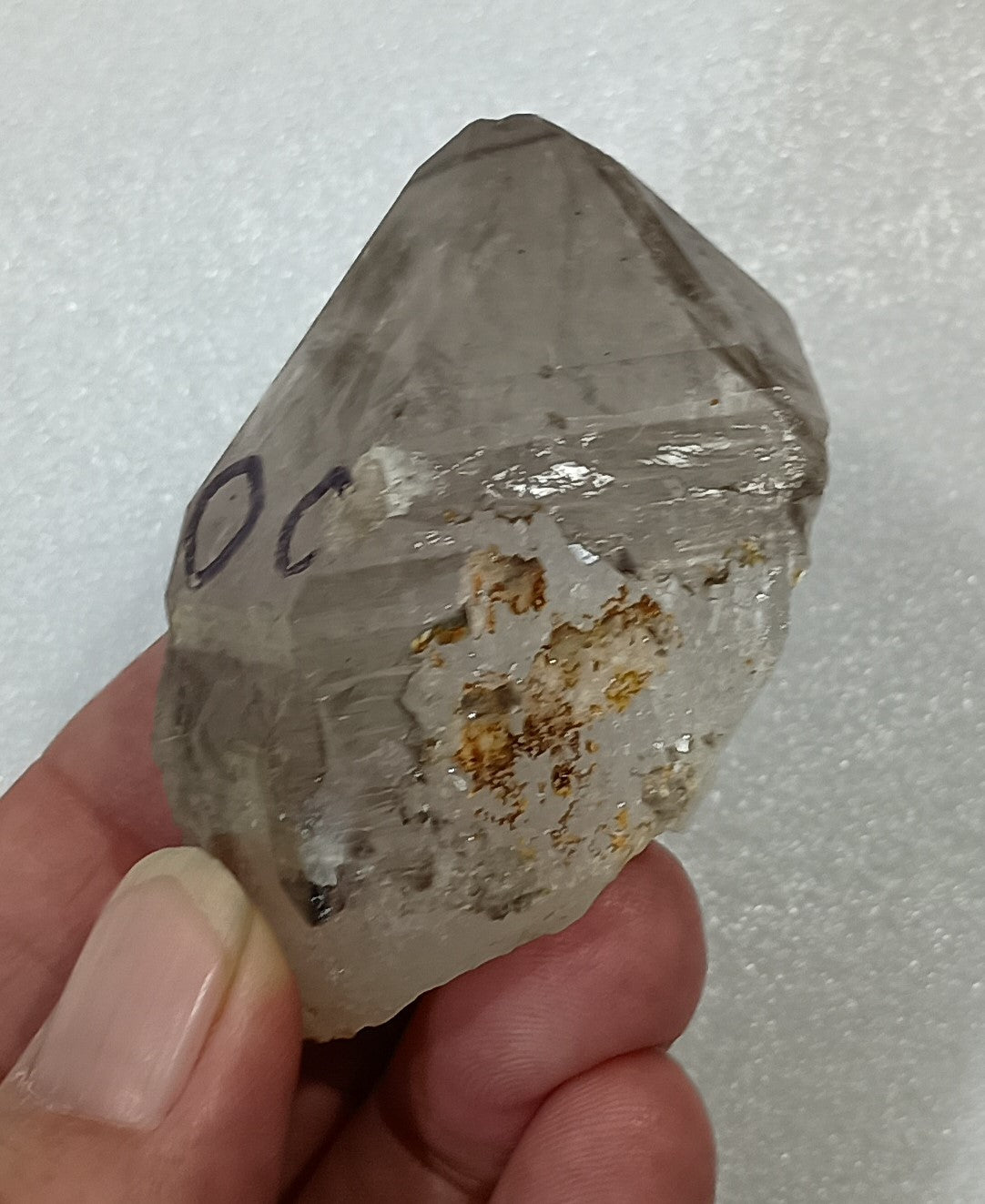 Arkansas Smoky Quartz Enhydro Crystal