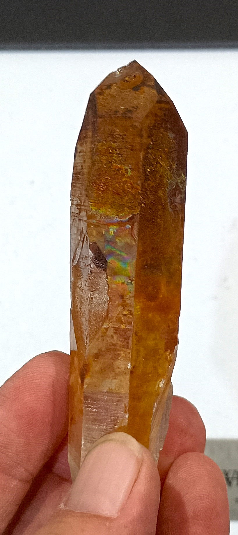 Iridescent Arkansas Quartz Crystal
