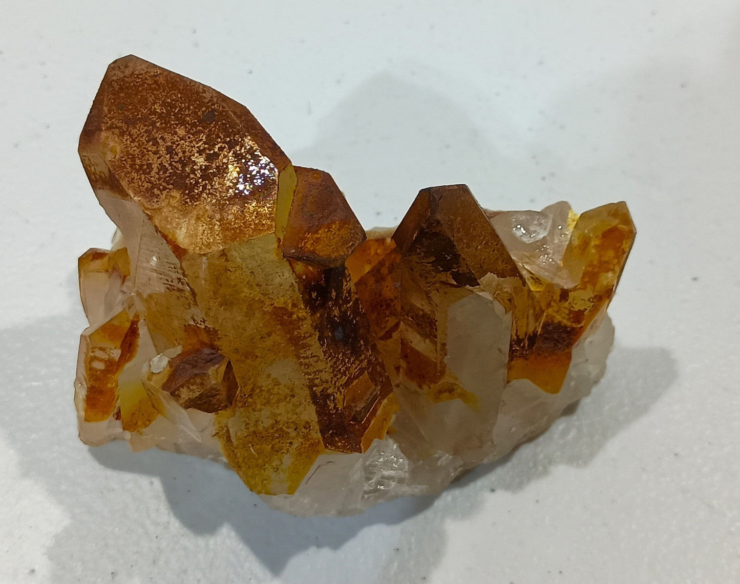 Iridescent Arkansas Quartz Crystal Cluster