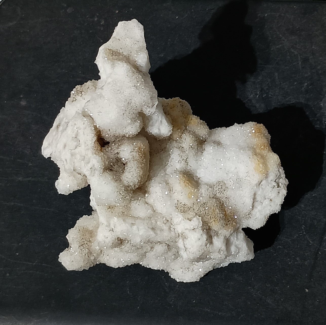 Quartz after Anhydrite Pseudomorph Cluster