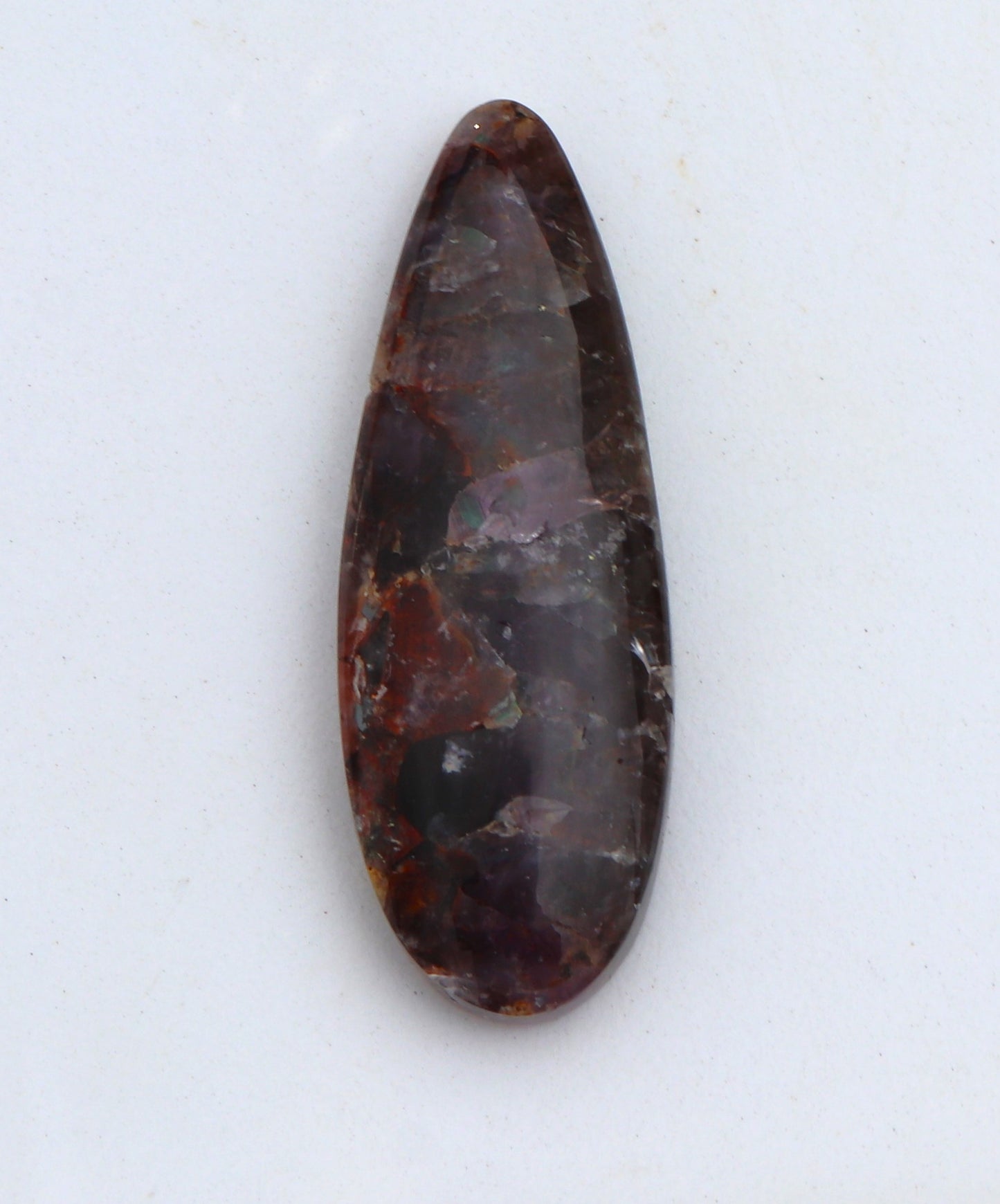 Amethyst Chalcopyrite Cabochon