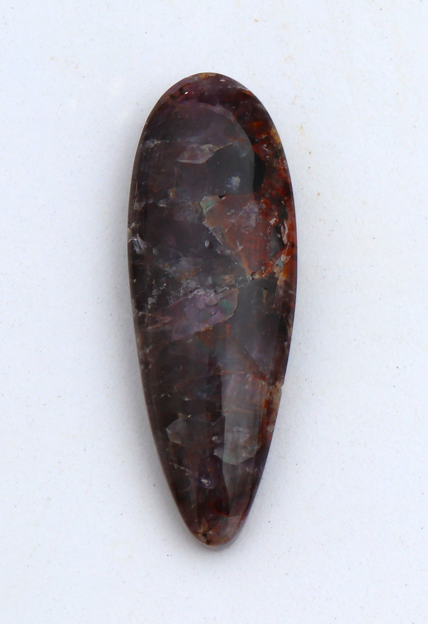 Amethyst Chalcopyrite Cabochon