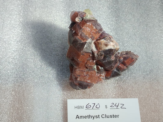 HBM670 - Very Nice 3-D Amethyst Cluster
