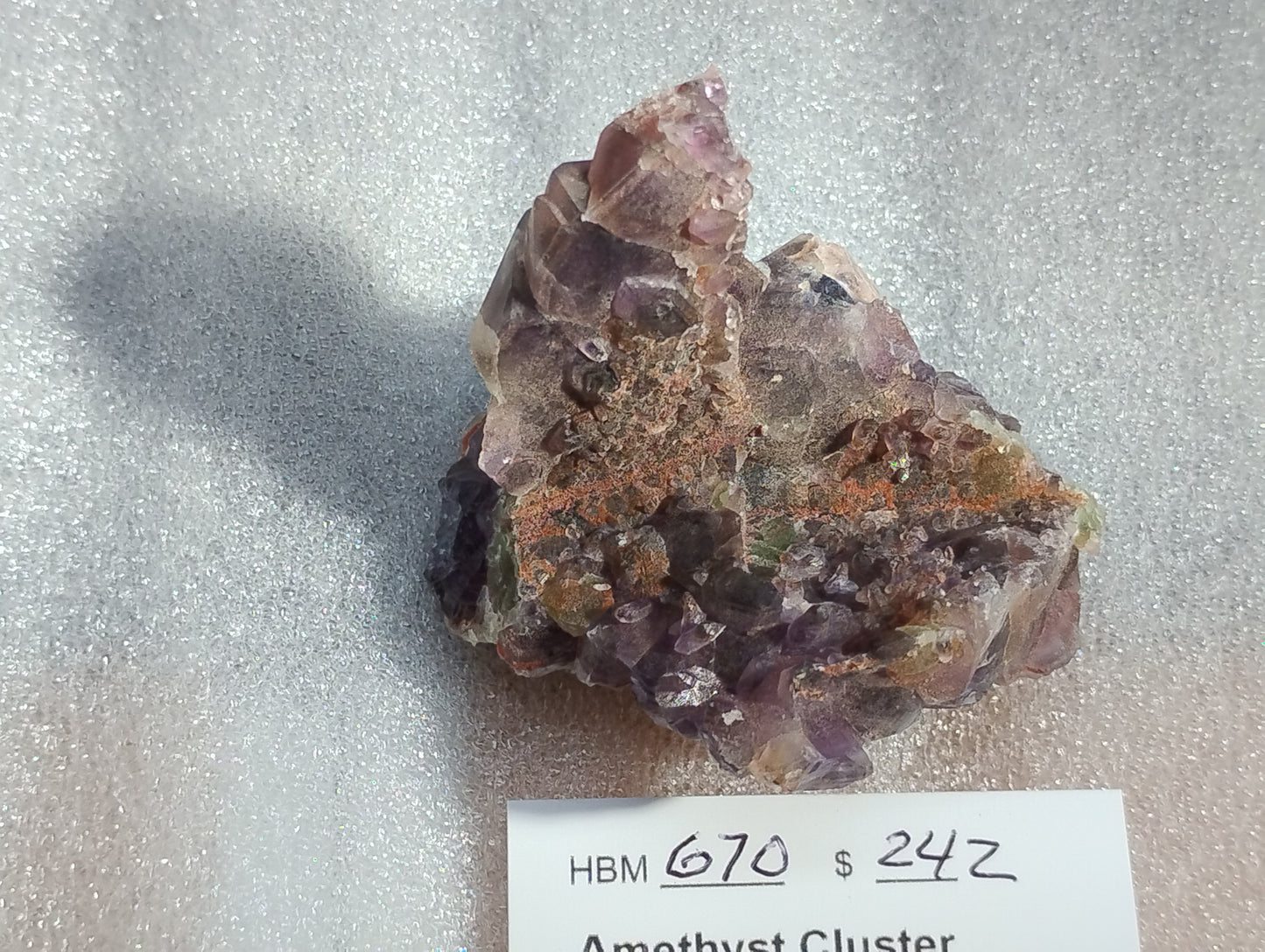 HBM670 - Very Nice 3-D Amethyst Cluster